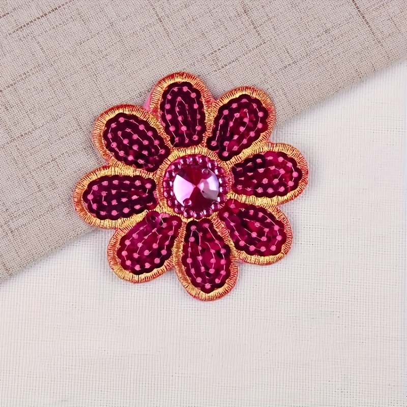 10Pcs Sew On Patches for DIY Clothes and Sewing Decoration